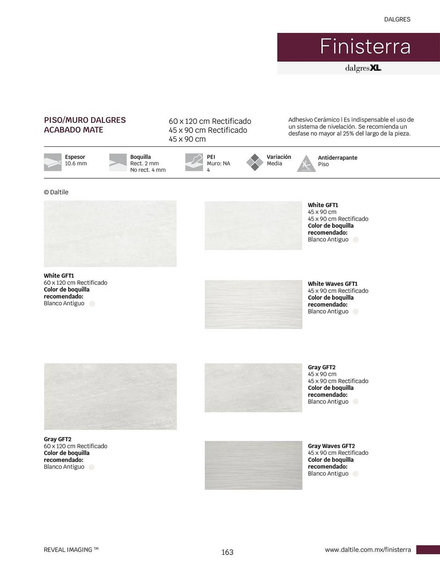 Catálogo de Catálogo Daltile 1 de enero al 31 de diciembre 2024 - Pagina 163