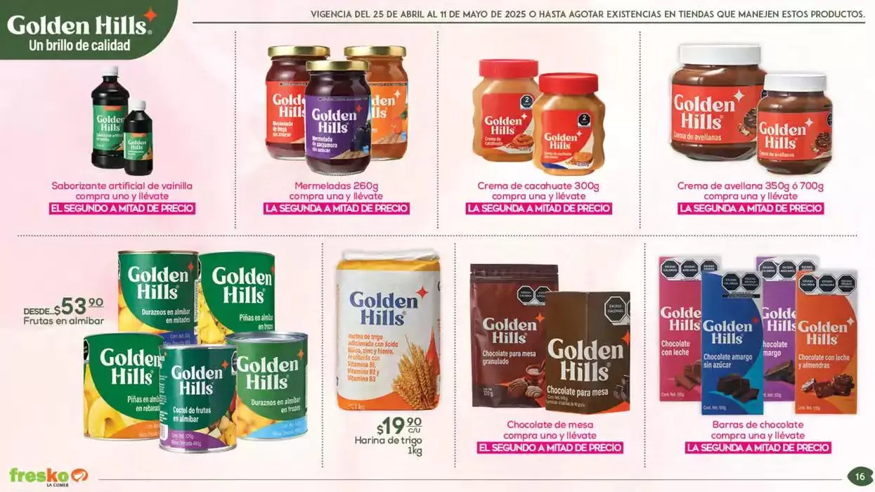 Catálogo de QUE SEA FRESKO HACE LA DIFERENCIA 25 de abril al 11 de mayo 2025 - Pagina 16
