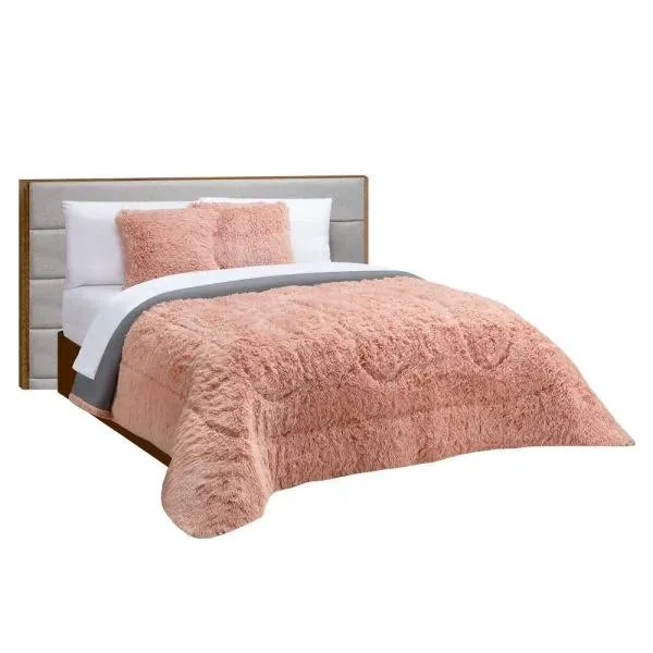 EDREDÓN GRIZZLY ROSA