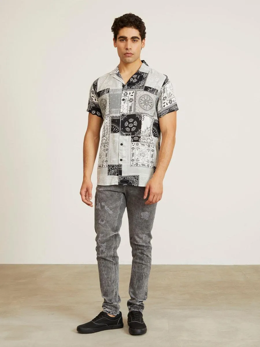 Camisa Manga Corta Estampada