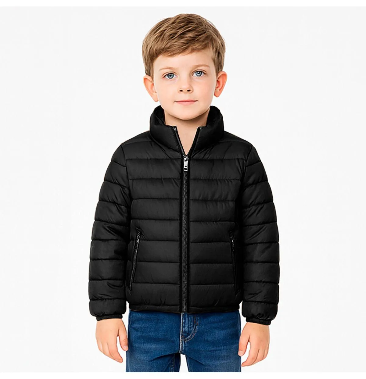 Chamarra Giovanni Gali Básica Acolchada Para Niños NEVADA LM25044B