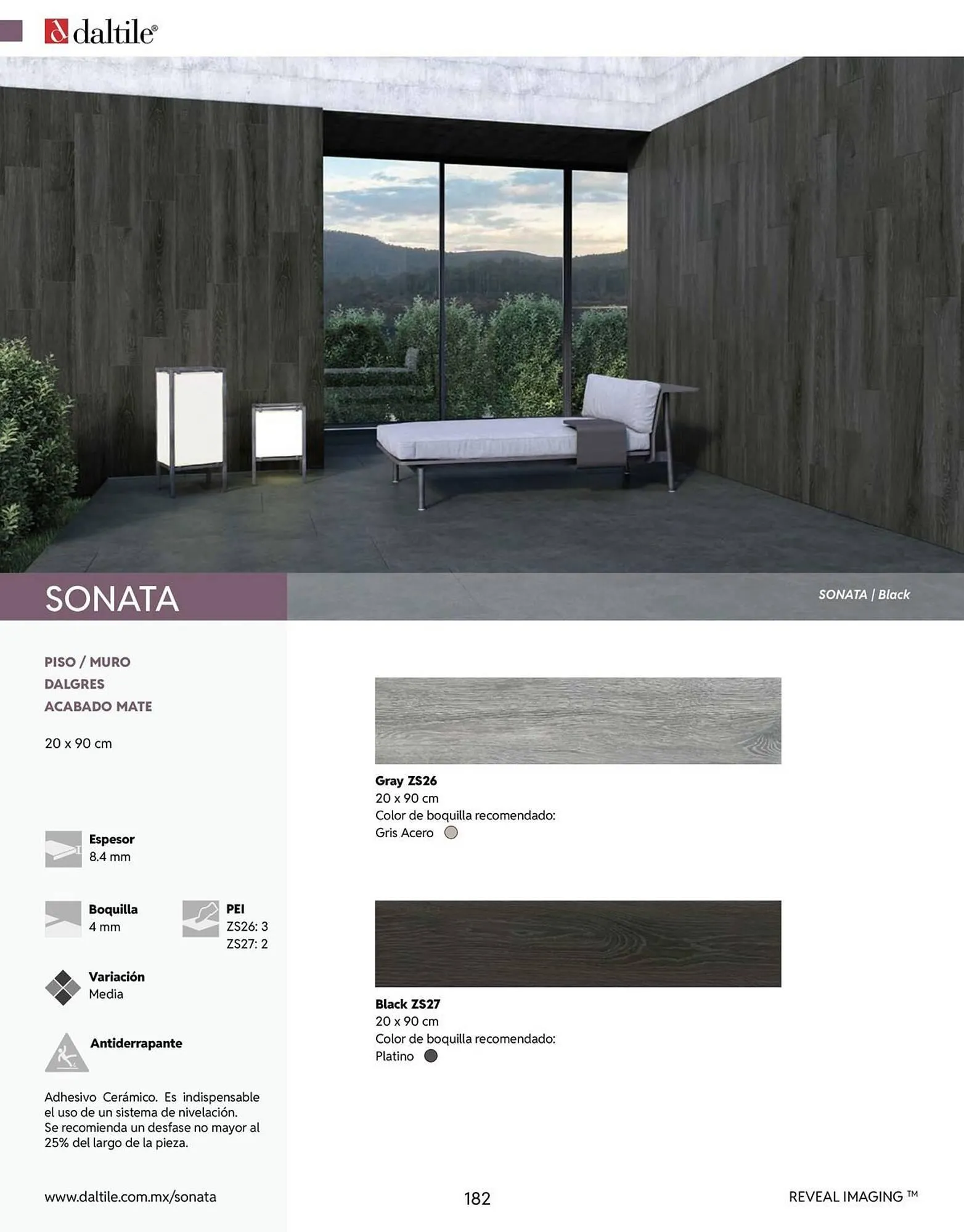 Catálogo de Catálogo Daltile 13 de enero al 31 de diciembre 2026 - Pagina 182
