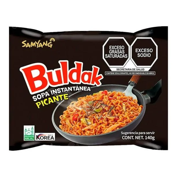 Sopa instantánea Samyang pollo picante 140 g