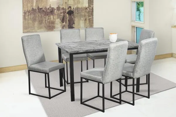 Antecomedor Tubular Laos 6 Sillas