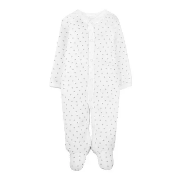 Mameluco Baby Creysi One For You Unisex 18M Estampado de Estrellas Blanco