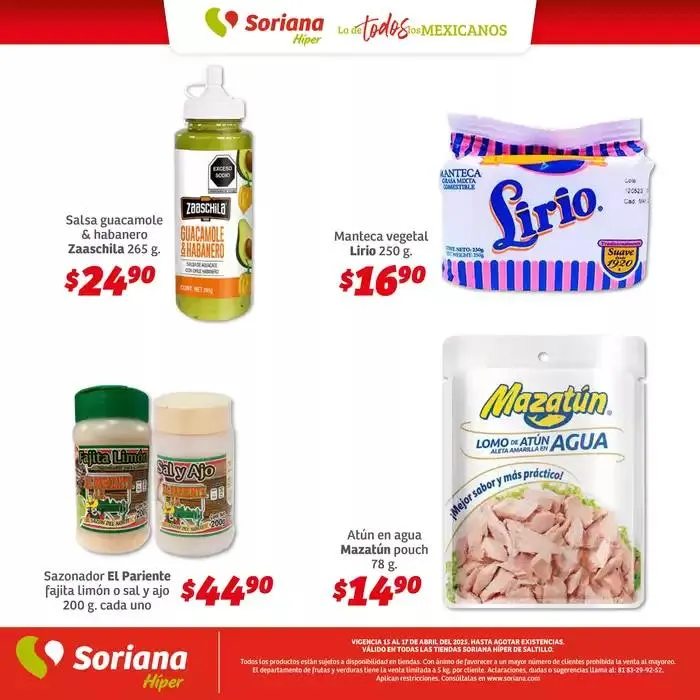 Catálogo de Martes y Miércoles del Campo Híper Saltillo 15 de abril al 17 de abril 2025 - Pagina 6