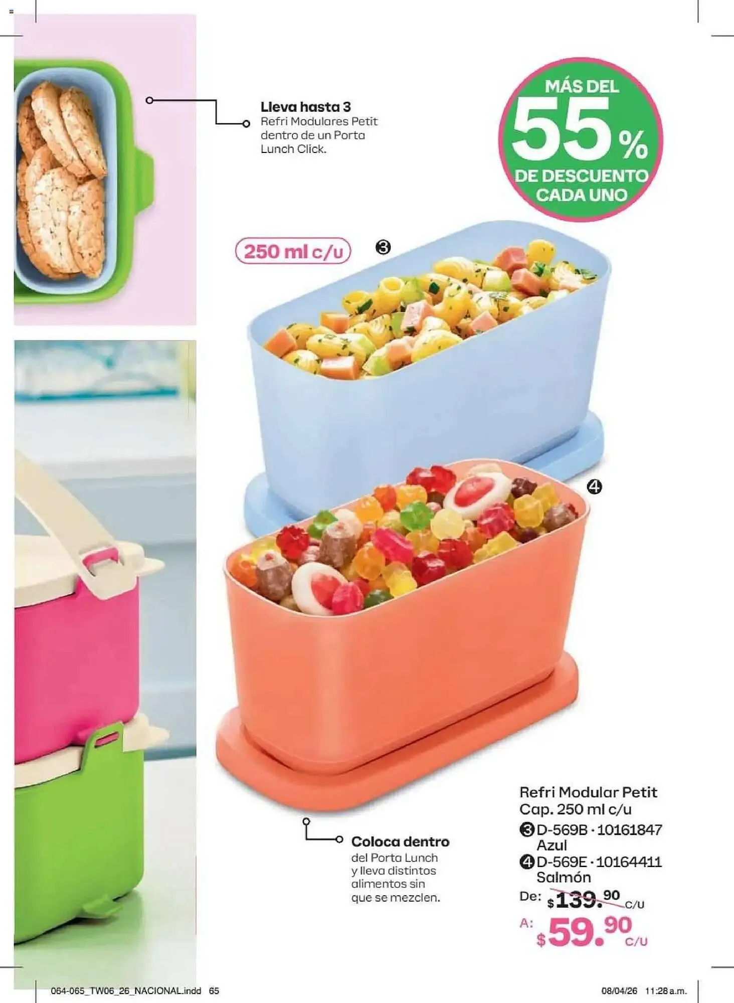 Catálogo de Catálogo Tupperware 18 de mayo al 14 de junio 2026 - Pagina 65