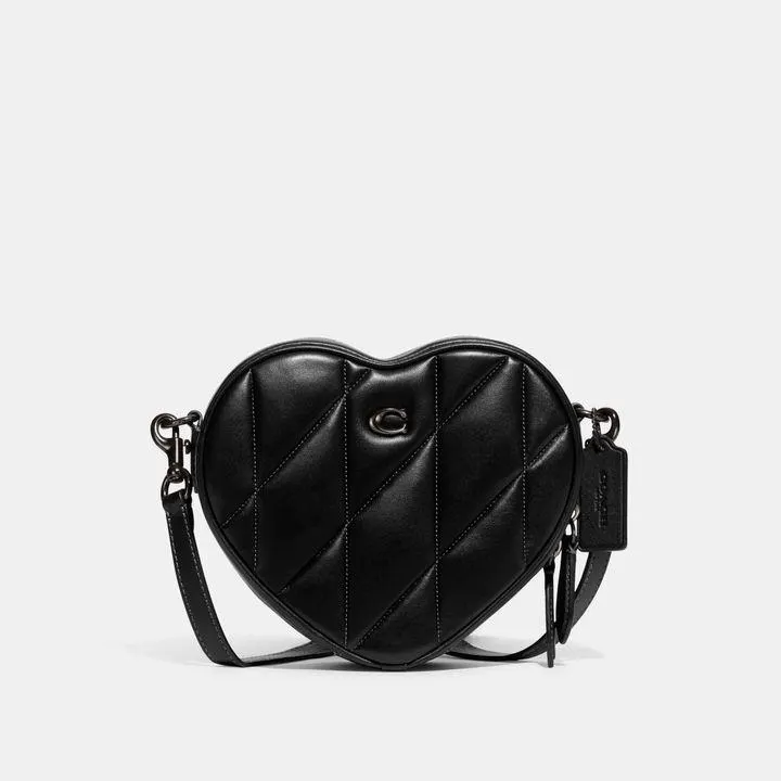 Bolsa Crossbody Quilted En Piel Corazón