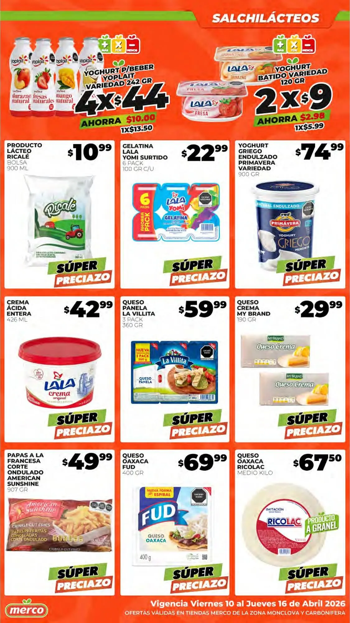 Catálogo de Folleto Merco 10 de abril al 16 de abril 2026 - Pagina 16