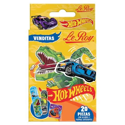 Le Roy Hot Wheels Venditas Adhesivas Surtidas