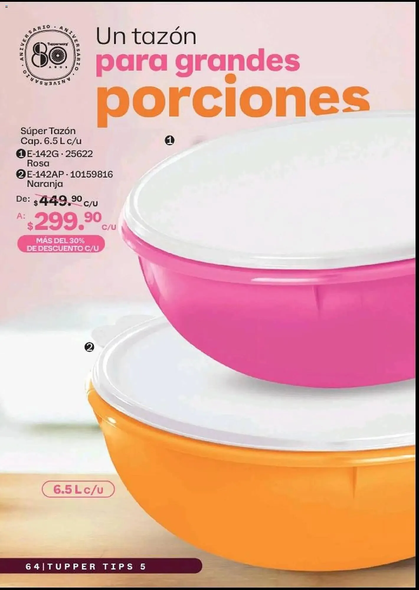 Catálogo de Catálogo Tupperware 20 de abril al 17 de mayo 2026 - Pagina 64