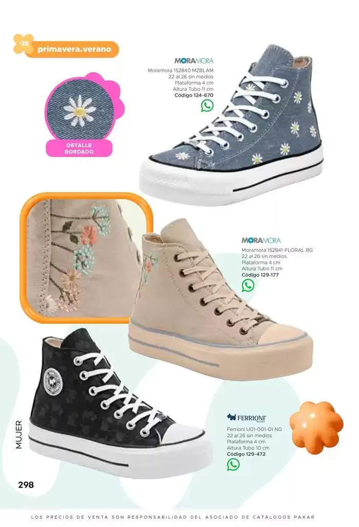 Catálogo de Pakar Mujer 31 de enero al 31 de agosto 2025 - Pagina 298