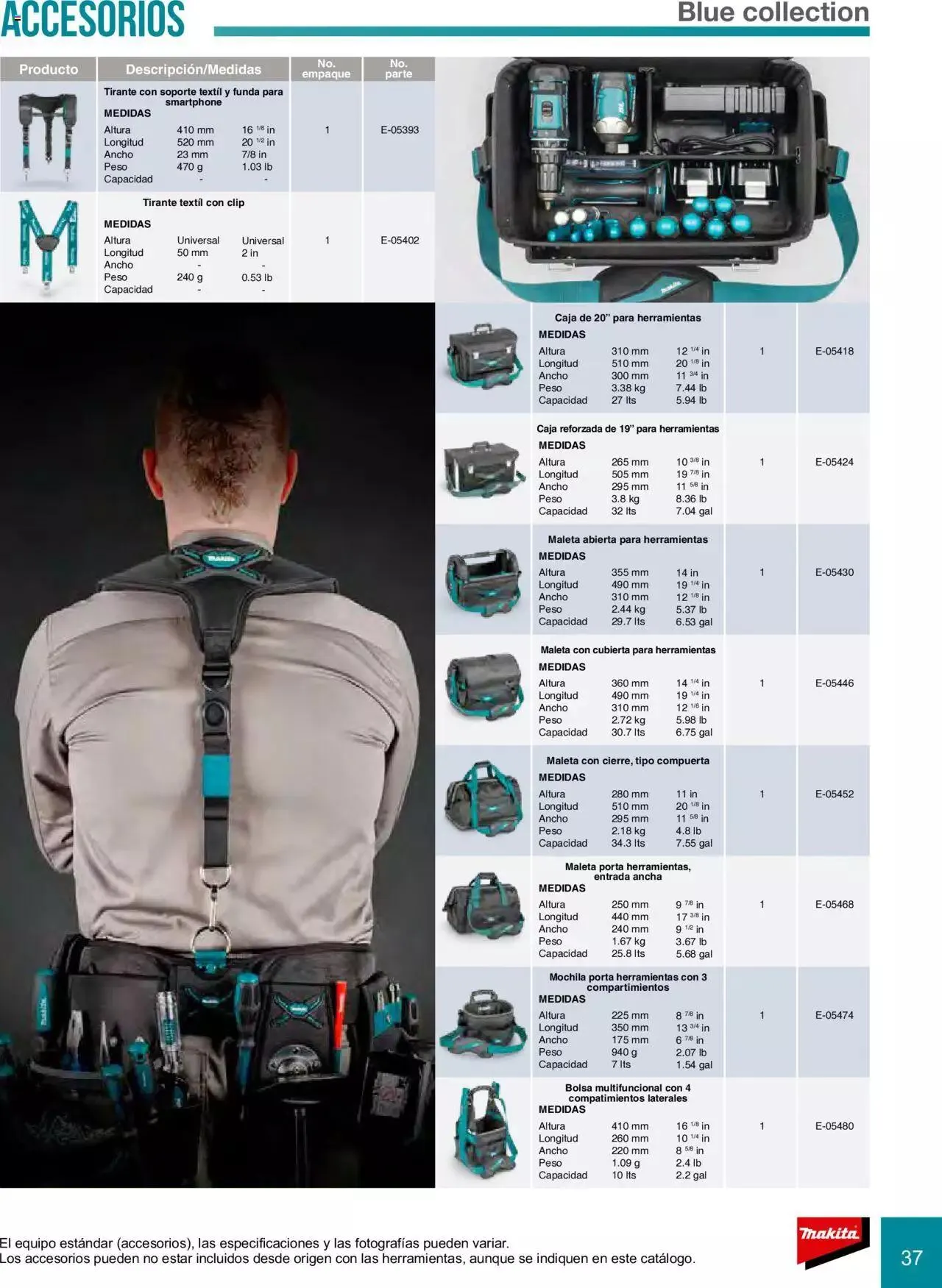 Catálogo de Makita Ofertas Accesorios 5 de septiembre al 31 de diciembre 2023 - Pagina 37