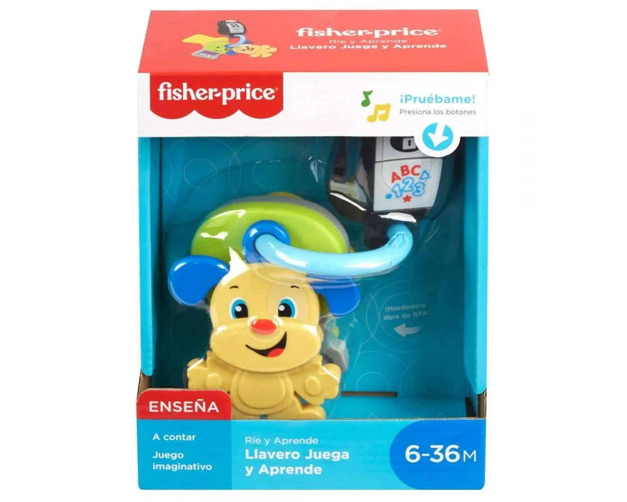 Fisher Price Rie y Aprende LLavero Juega y Aprende