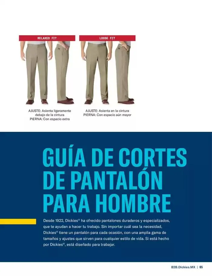 Catálogo de B2B Dickies Catalog 23 de octubre al 30 de abril 2025 - Pagina 65