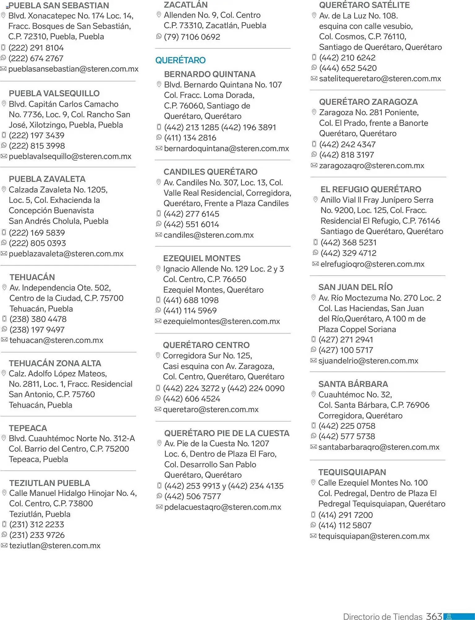 Catálogo de Catálogo Steren 1 de enero al 1 de enero 2027 - Pagina 375