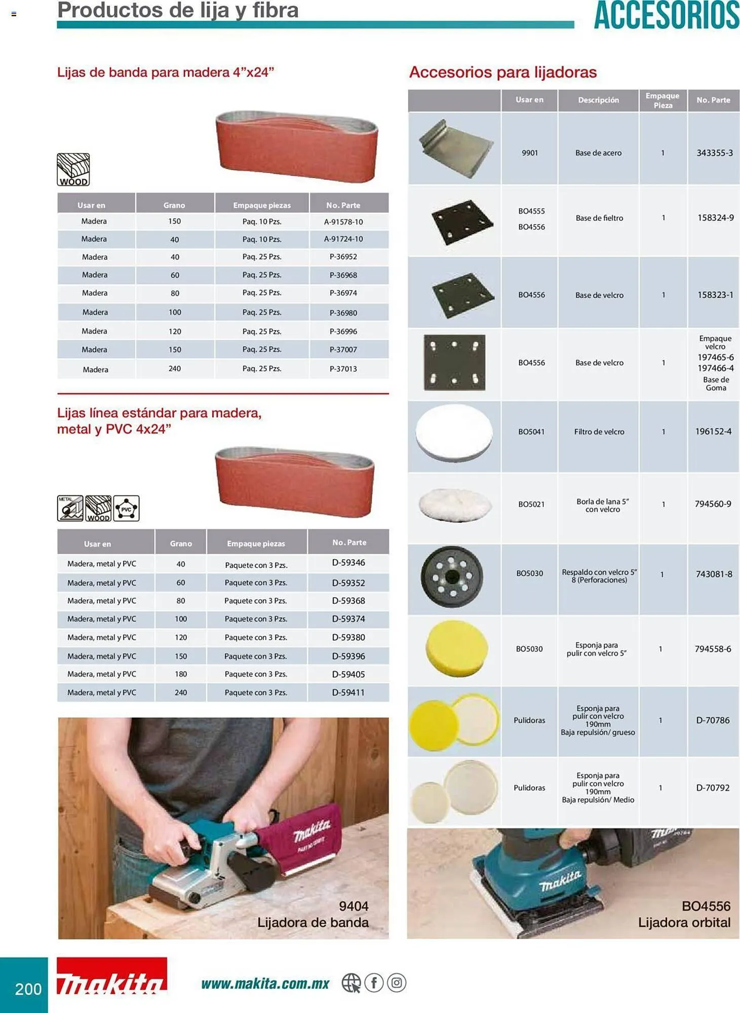 Catálogo de Catálogo Makita 8 de julio al 31 de diciembre 2025 - Pagina 200