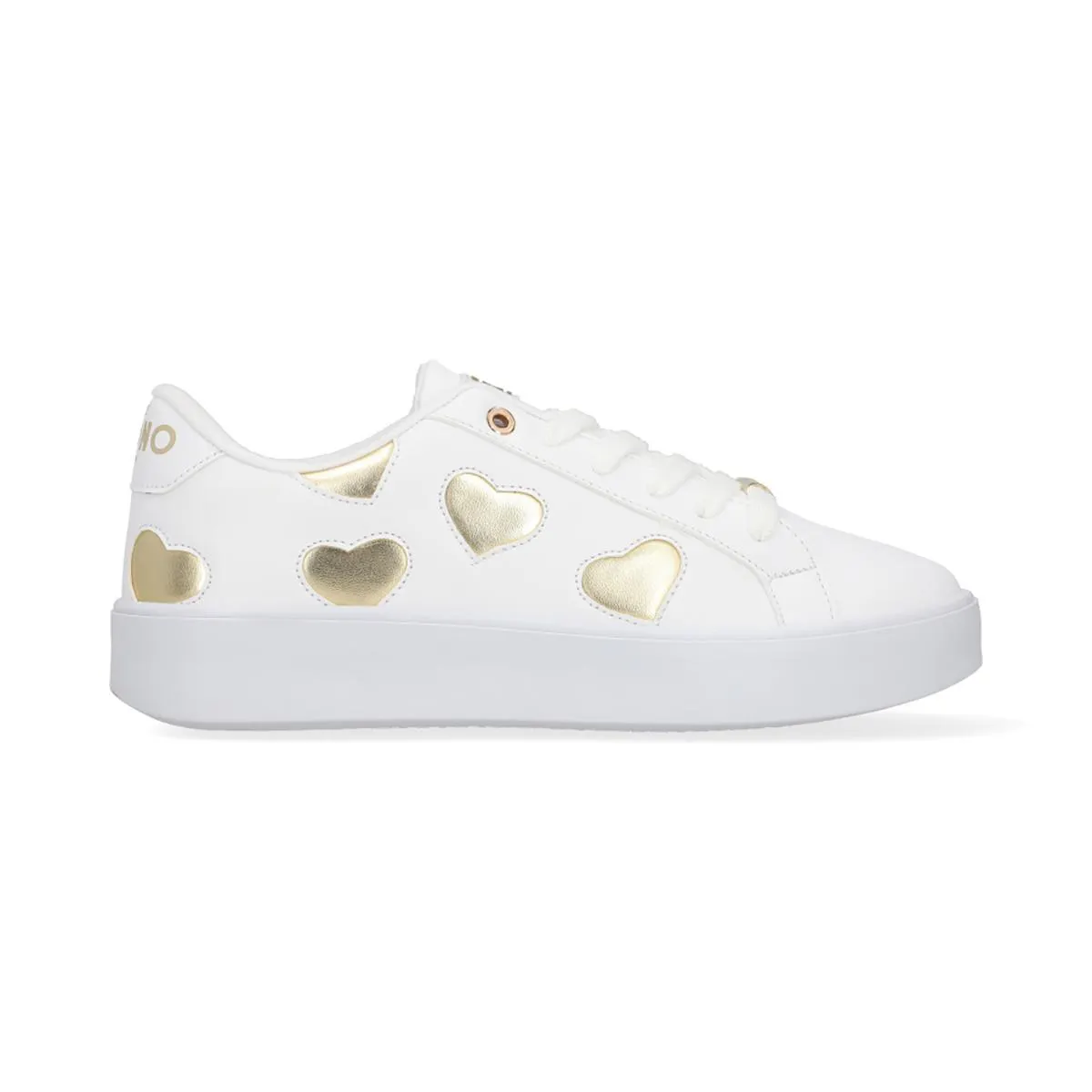SNEAKER OZONO PARA MUJER ESTILO 622207 BLANCO - ORO