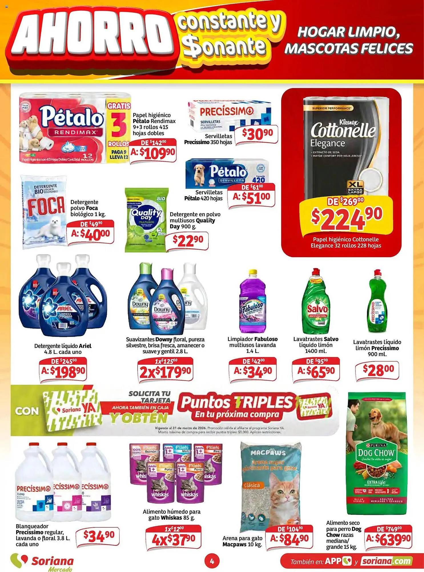 Catálogo de Folleto Soriana Mercado 12 de marzo al 25 de marzo 2026 - Pagina 4