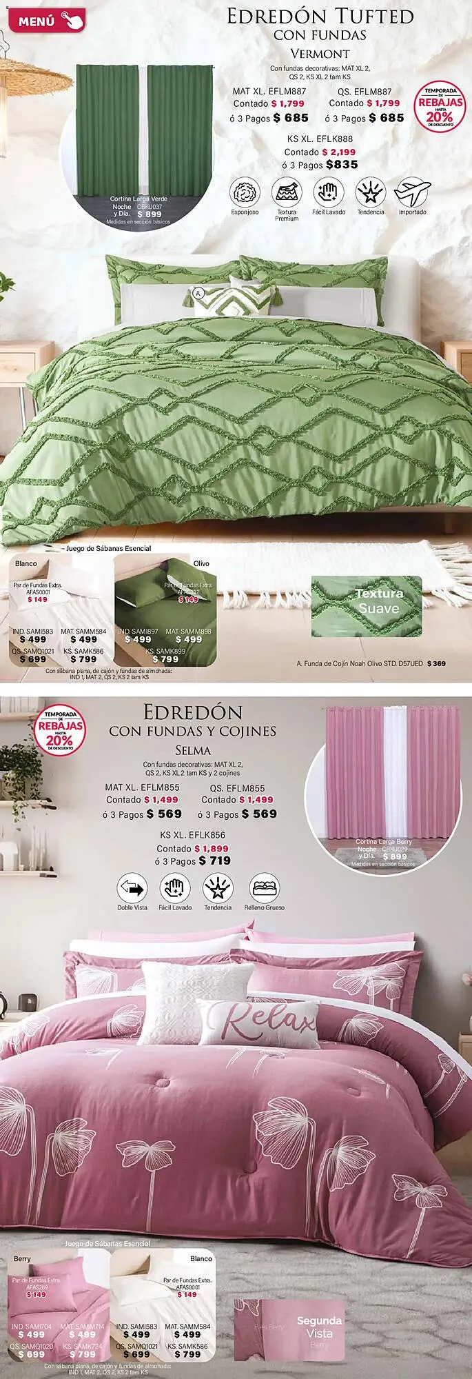 Catálogo de Catálogo Colchas Concord 1 de febrero al 2 de mayo 2026 - Pagina 9