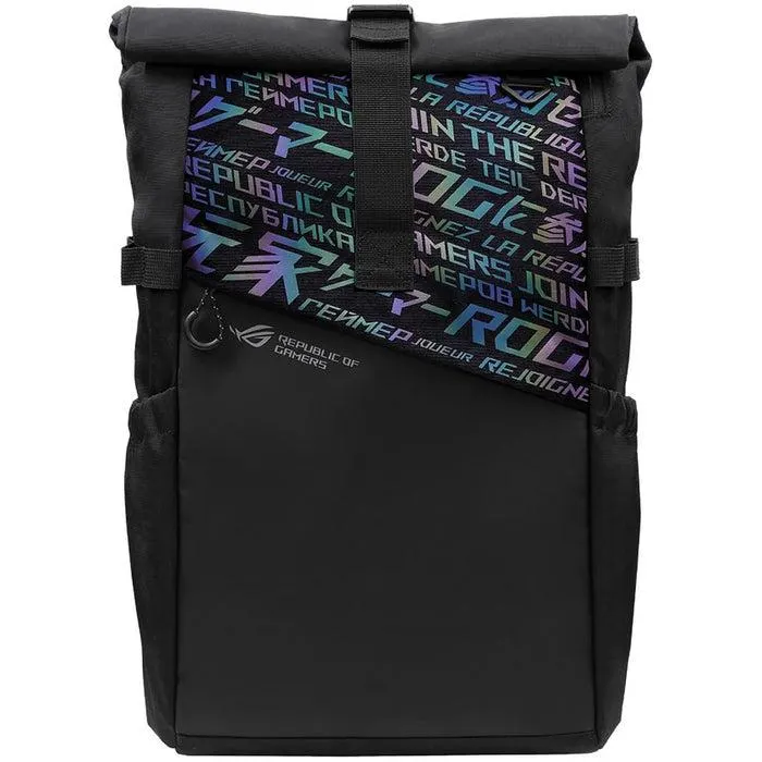 Mochila Gamer ASUS ROG BP4701 Laptop 17" Water Repellent Holográfico Negro
