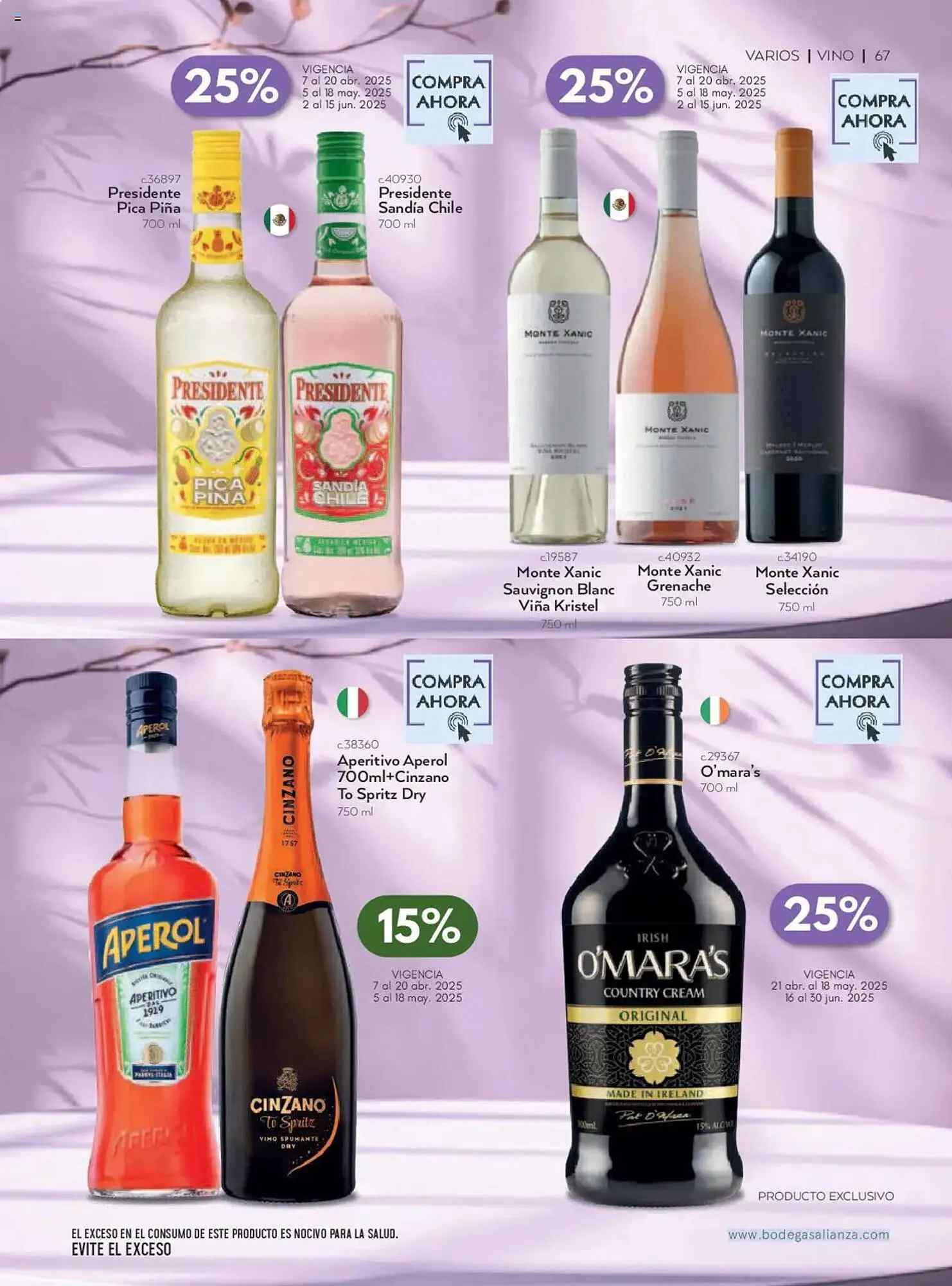 Catálogo de Catálogo Bodegas Alianza 1 de abril al 30 de junio 2025 - Pagina 69