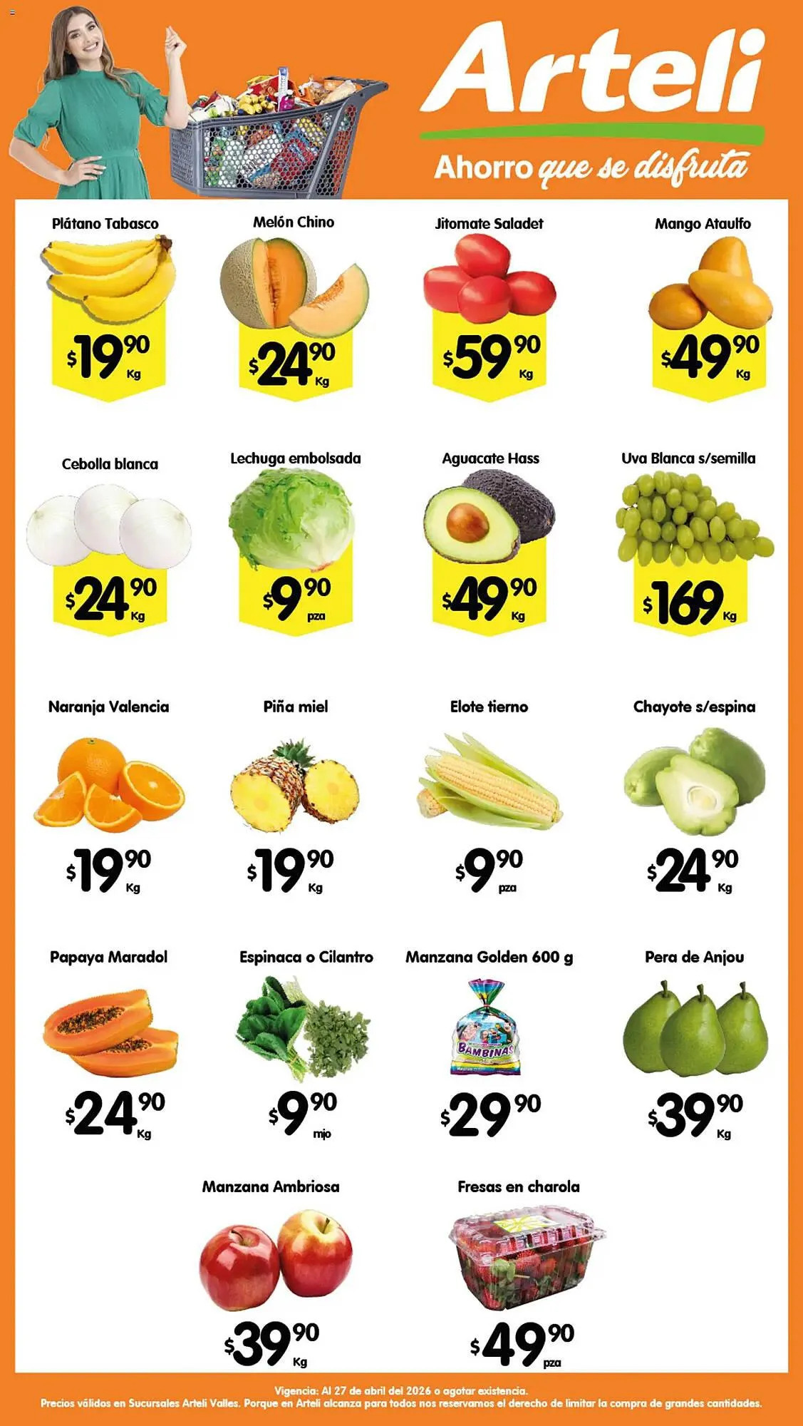 Catálogo de Folleto Arteli 25 de abril al 27 de abril 2026 - Pagina 1