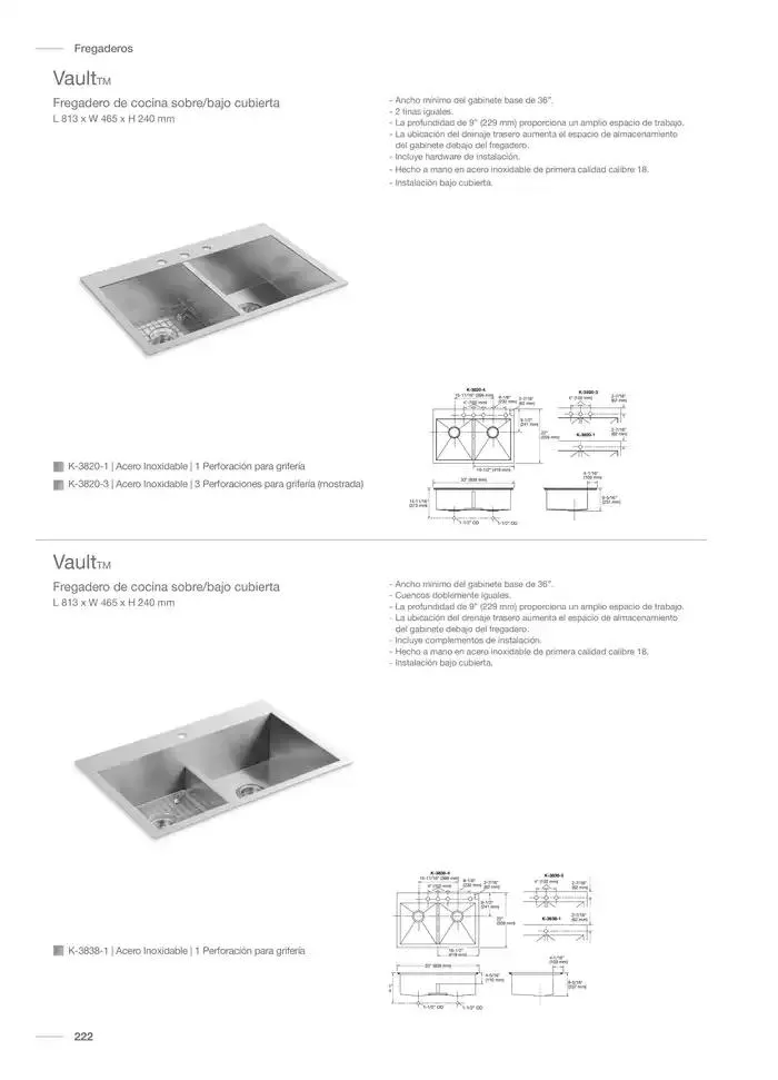 Catálogo de Catálogo Kohler 14 de noviembre al 31 de marzo 2025 - Pagina 262