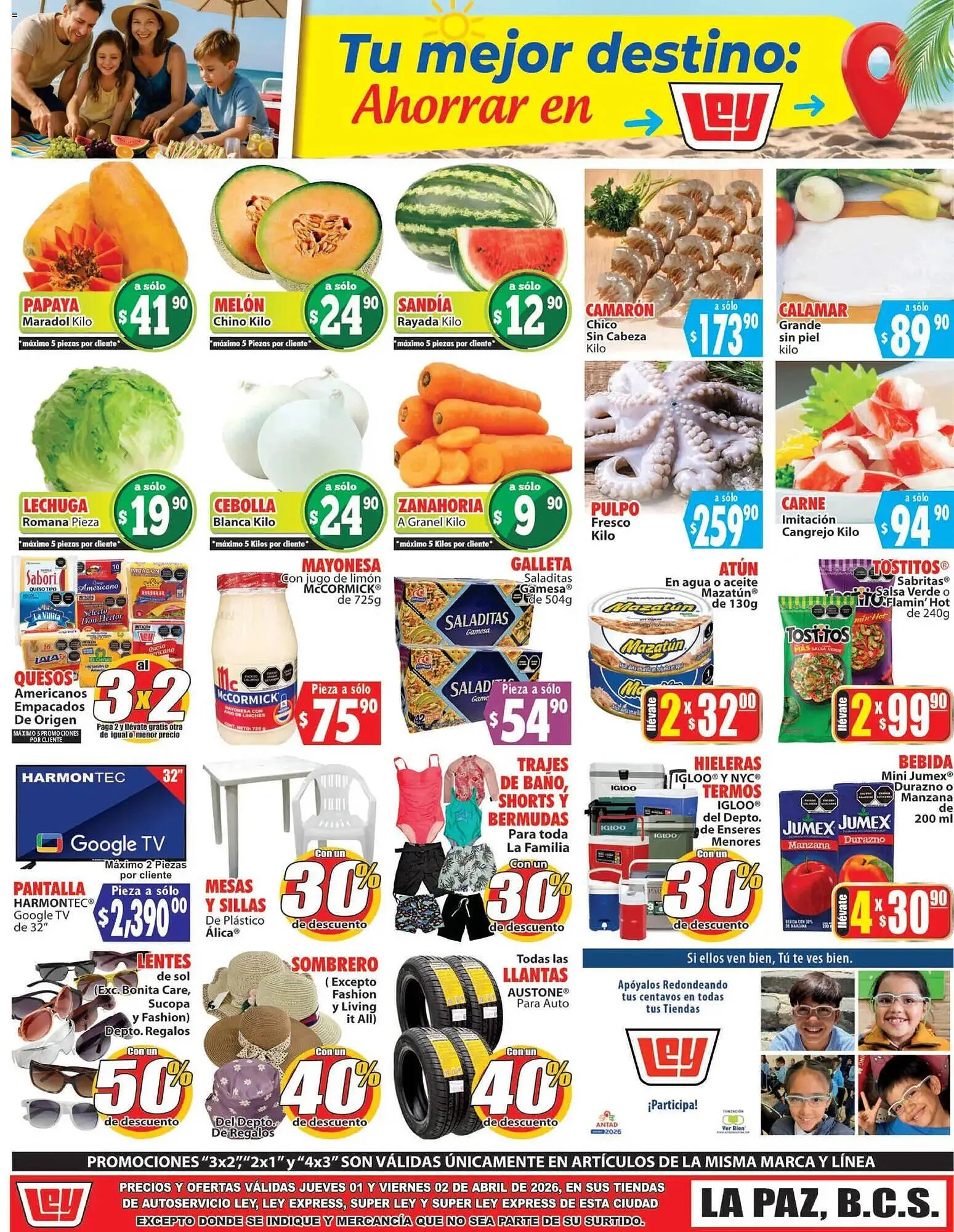 Catálogo de Folleto Casa Ley 1 de abril al 2 de abril 2026 - Pagina 2