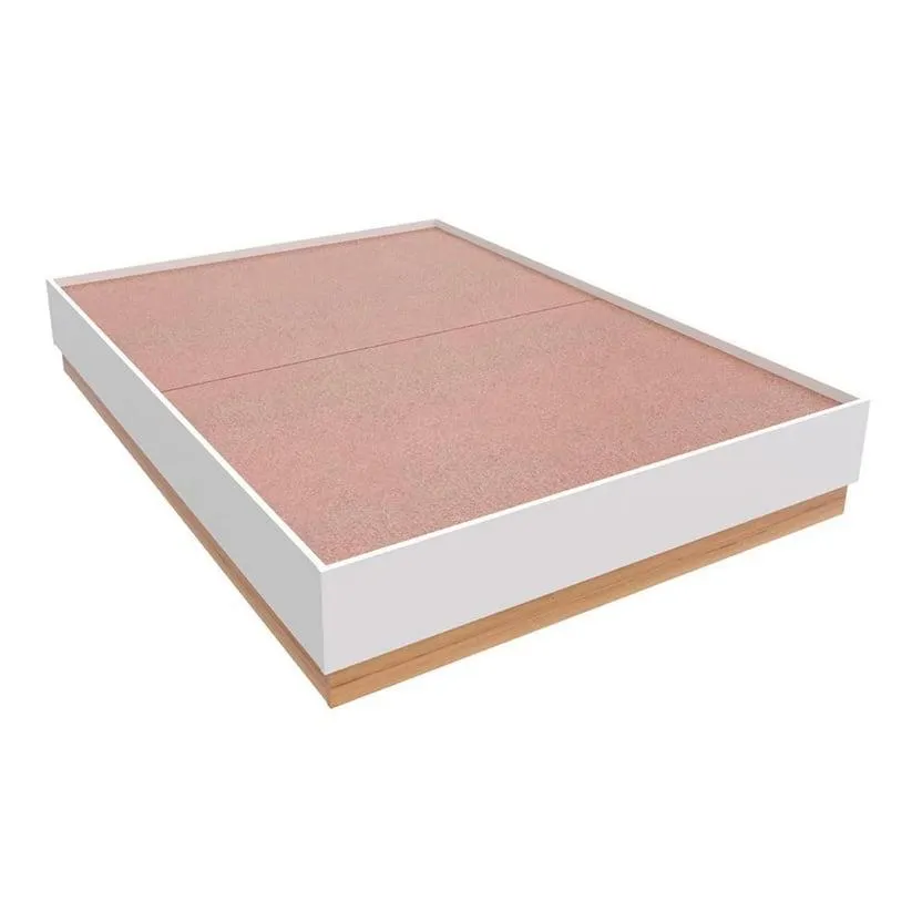 Cama doble Noa Blanco Duna