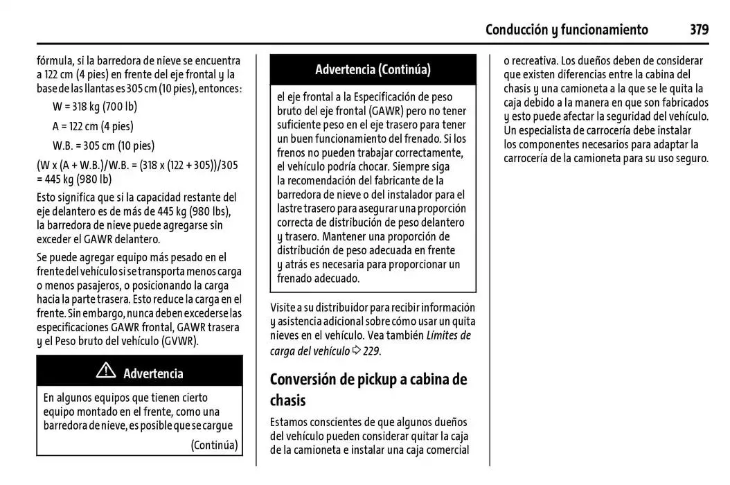 Catálogo de Cheyenne 2025 Manual del propietario 22 de enero al 31 de diciembre 2025 - Pagina 380