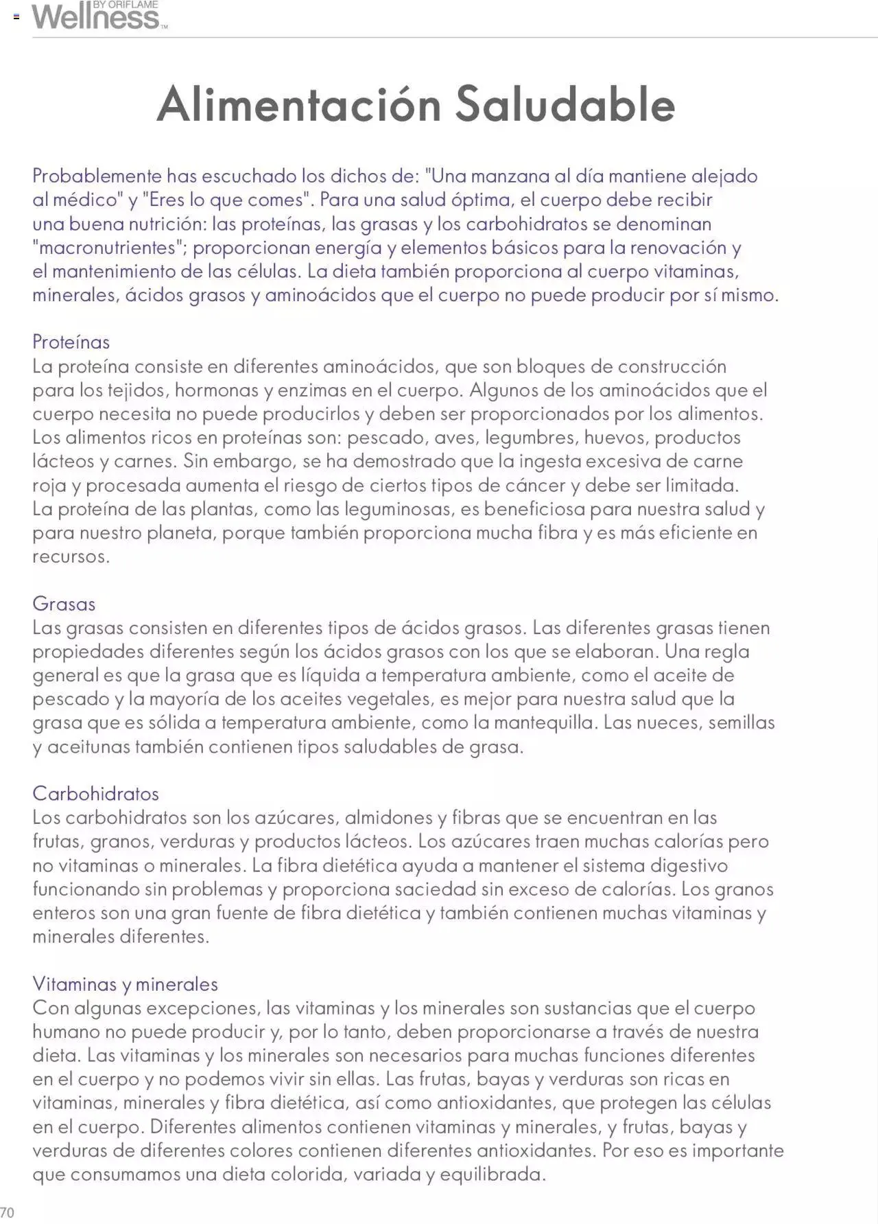 Catálogo de Oriflame - Guía de Producto Wellness 10 de noviembre al 31 de diciembre 2024 - Pagina 66