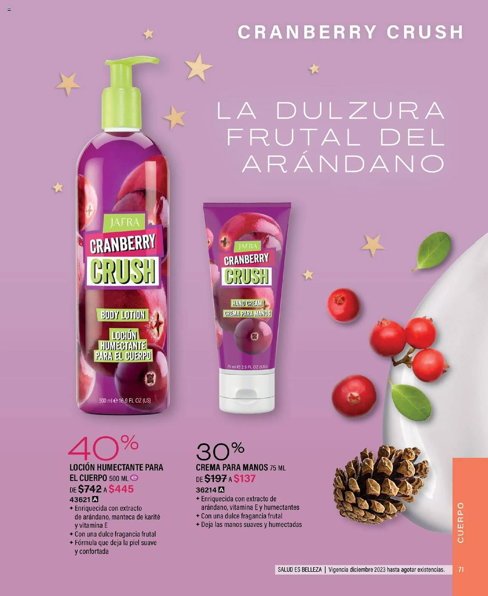 Catálogo de Catálogo Jafra 1 de diciembre al 31 de diciembre 2023 - Pagina 71