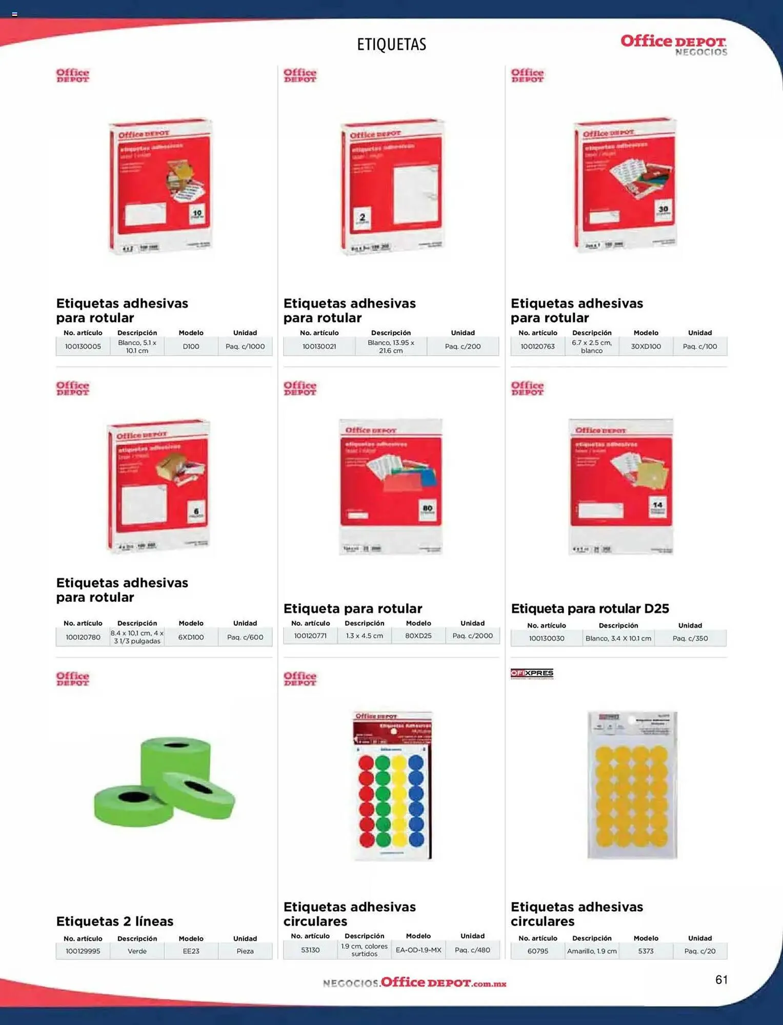 Catálogo de Catálogo Office Depot 9 de enero al 31 de diciembre 2025 - Pagina 63