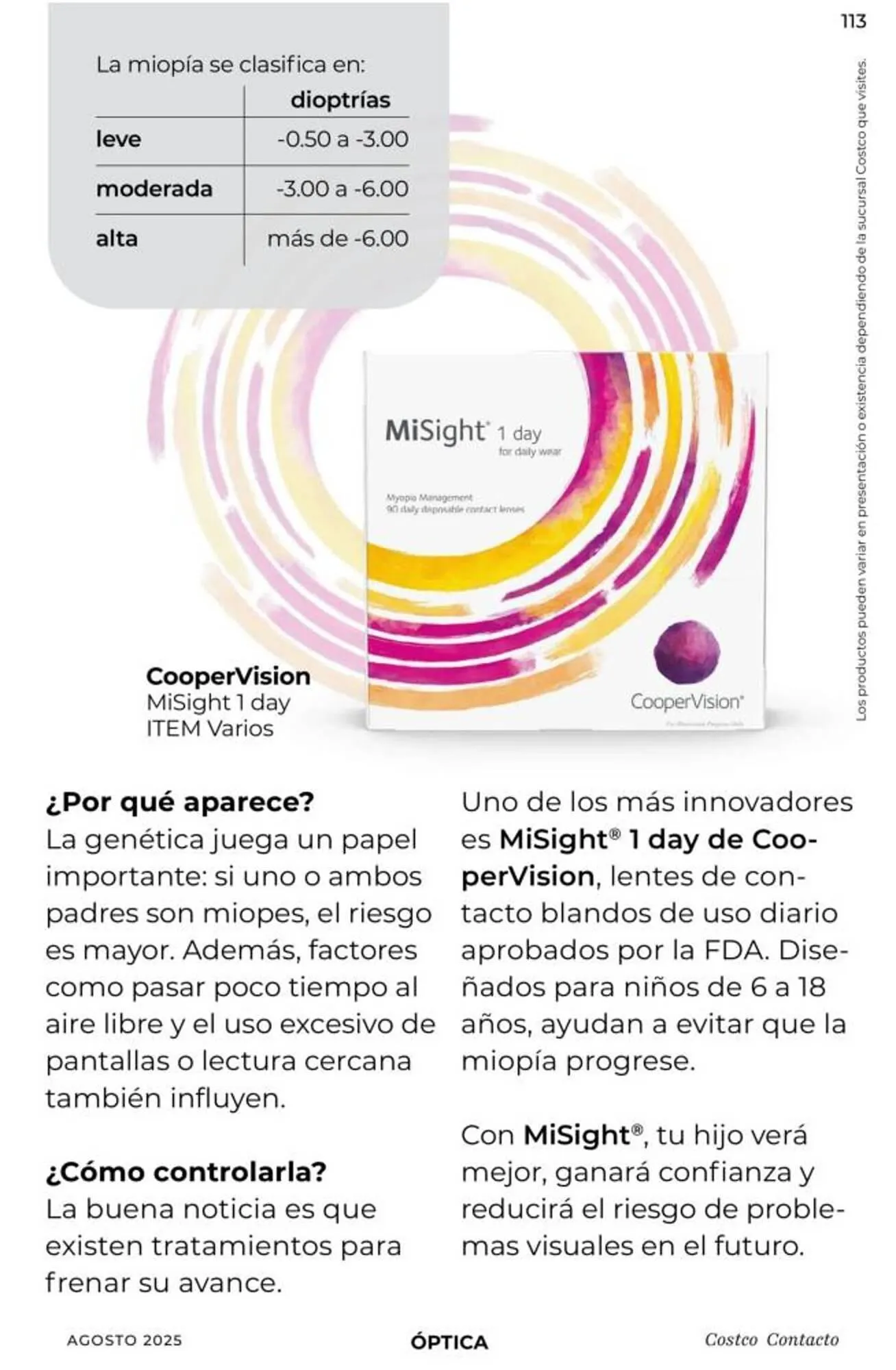 Catálogo de Catálogo Costco 1 de agosto al 31 de agosto 2025 - Pagina 113