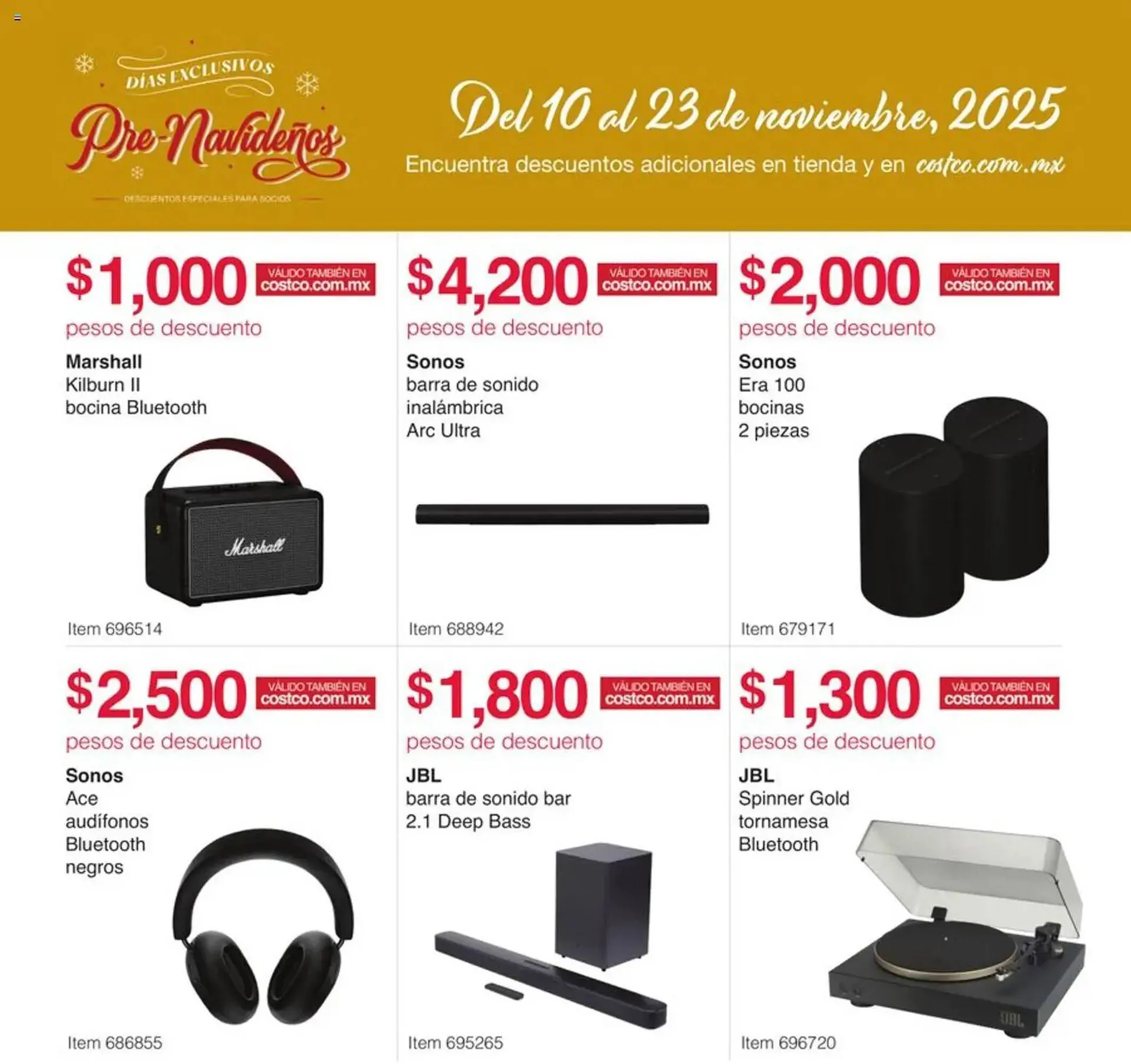 Catálogo de Catálogo Costco 10 de noviembre al 24 de noviembre 2025 - Pagina 6