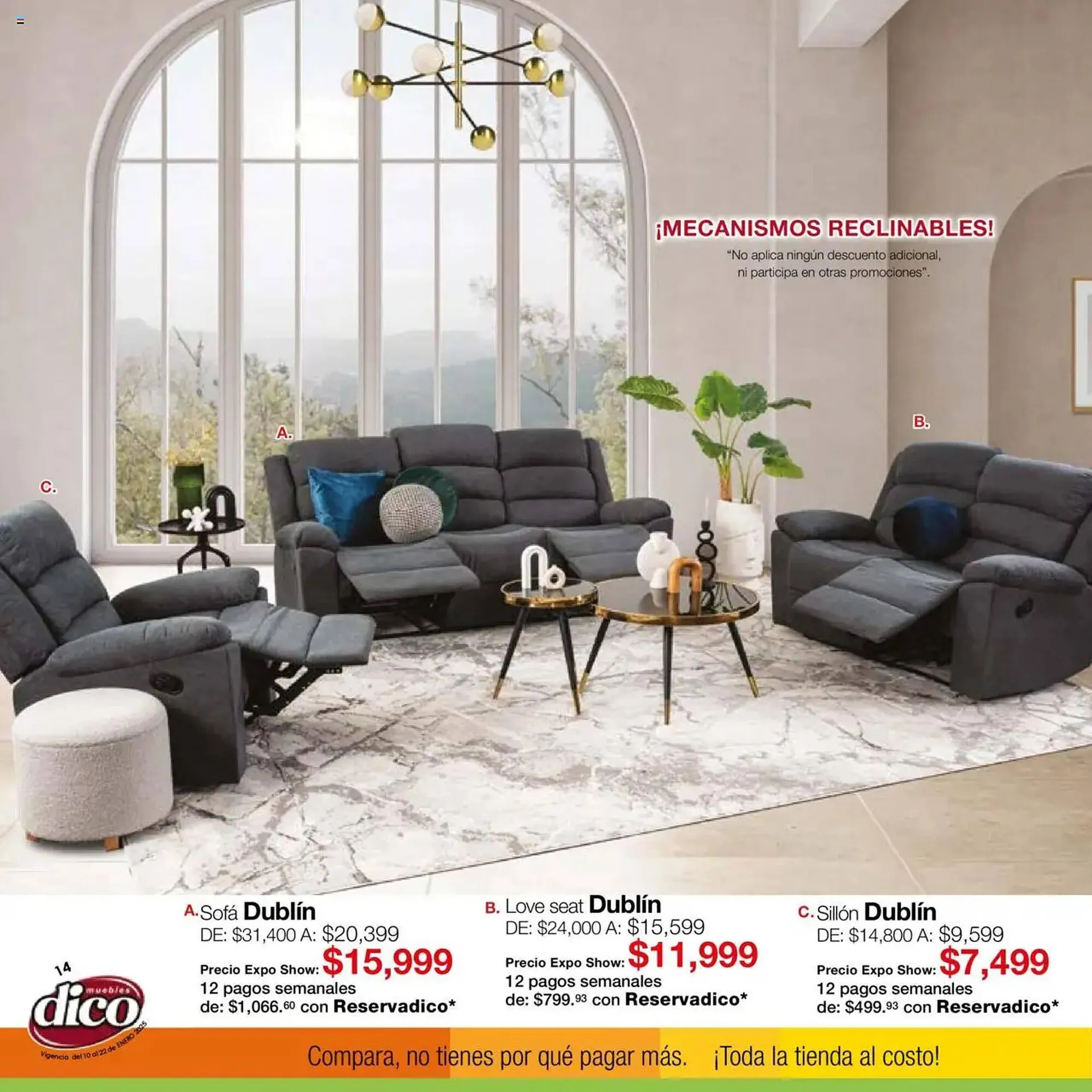 Catálogo de Catálogo Muebles Dico 10 de enero al 22 de enero 2025 - Pagina 14