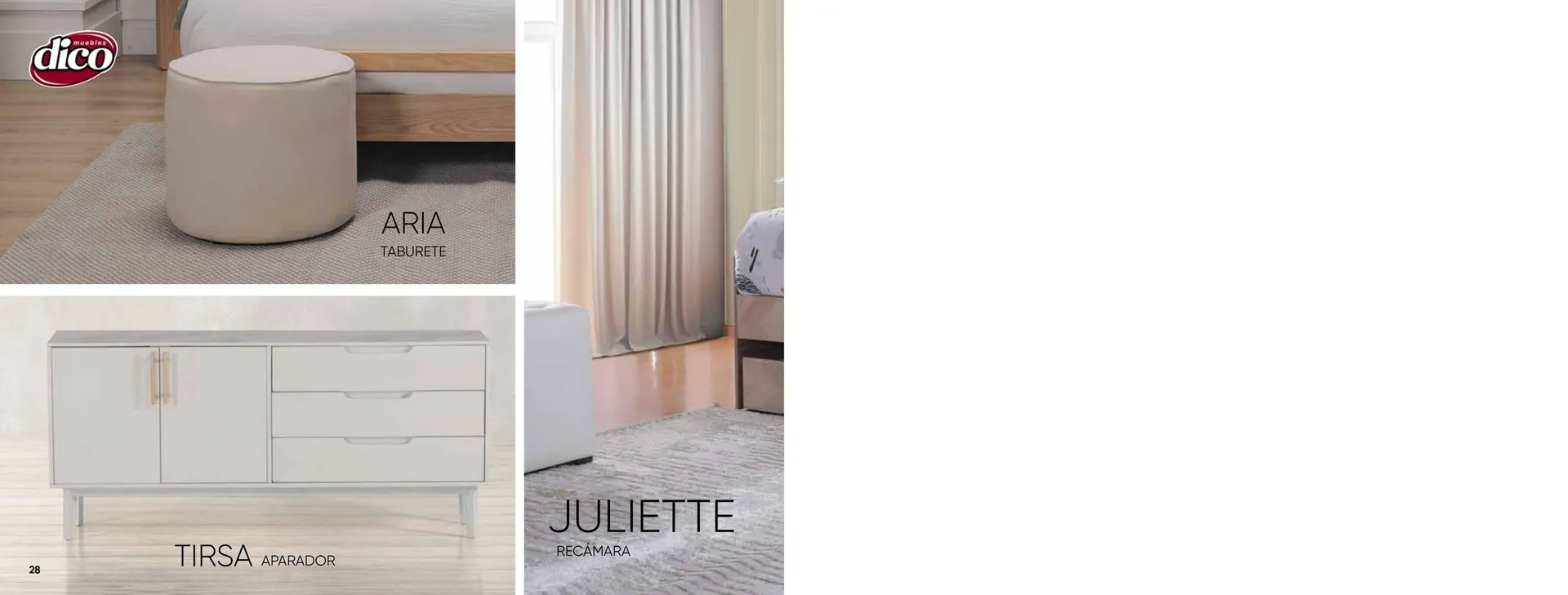 Catálogo de Catálogo Muebles Dico 14 de marzo al 31 de diciembre 2025 - Pagina 28