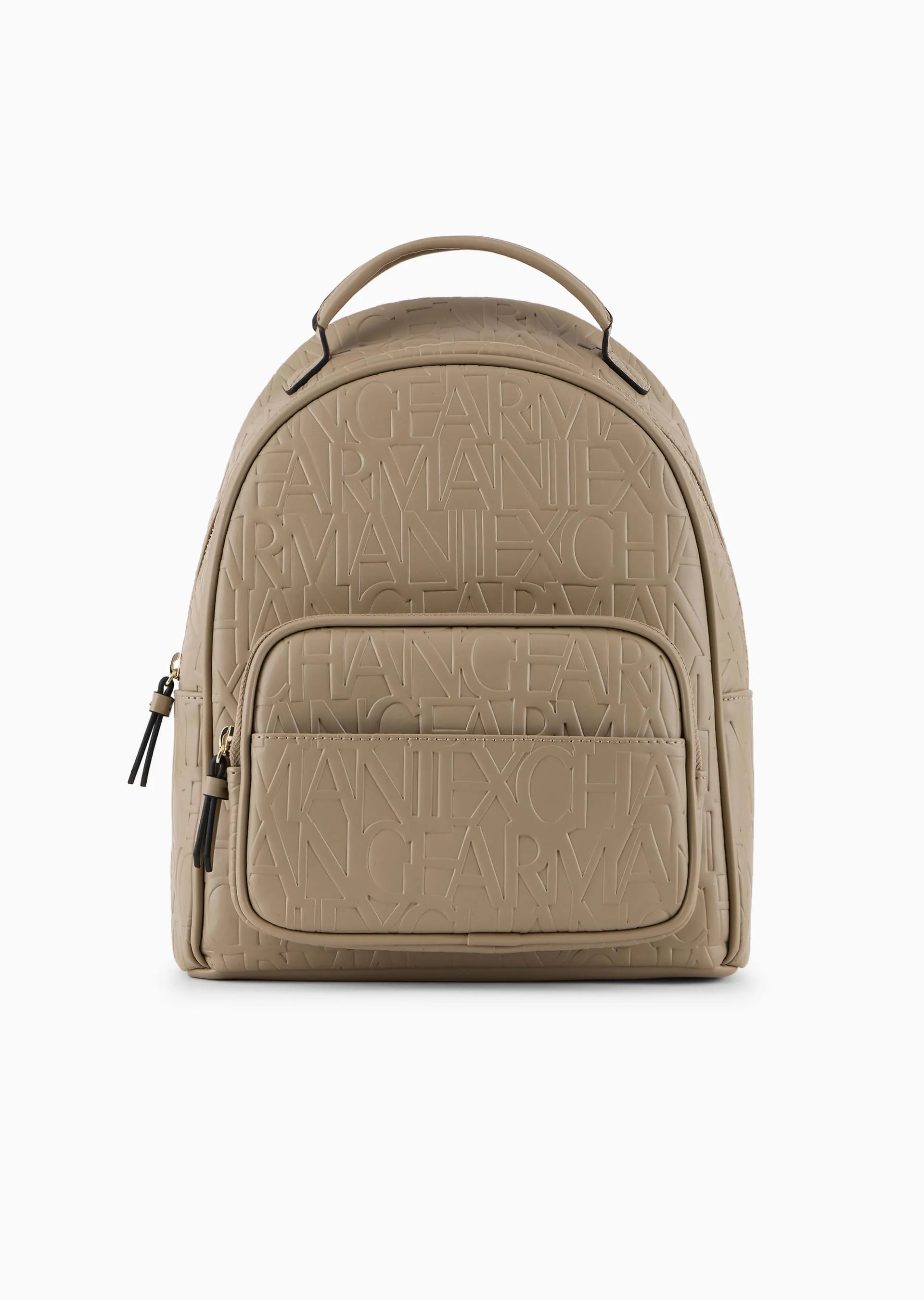 Mochila con logo grabado en toda la superficie