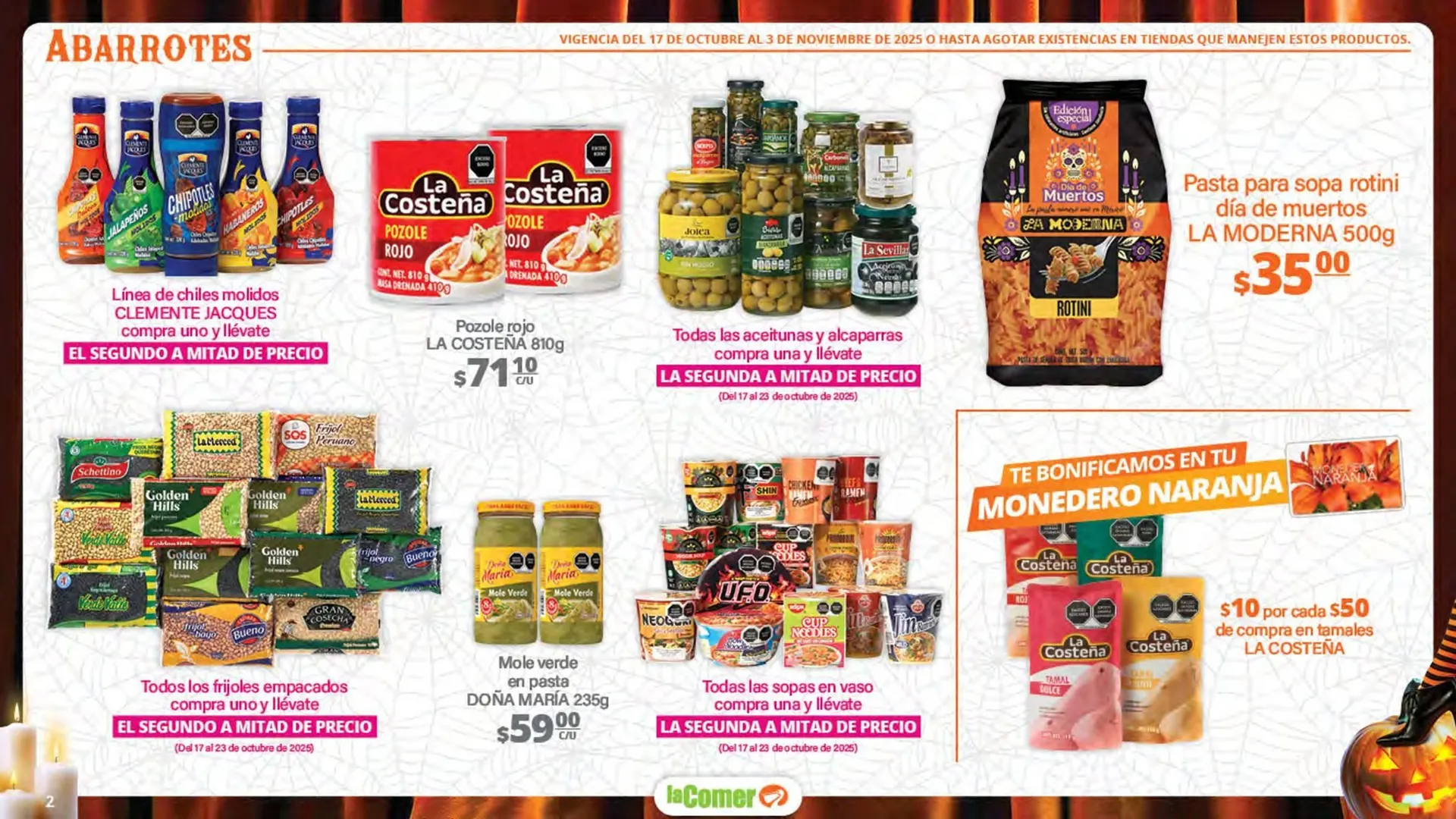 Catálogo de Folleto La Comer 17 de octubre al 3 de noviembre 2025 - Pagina 2