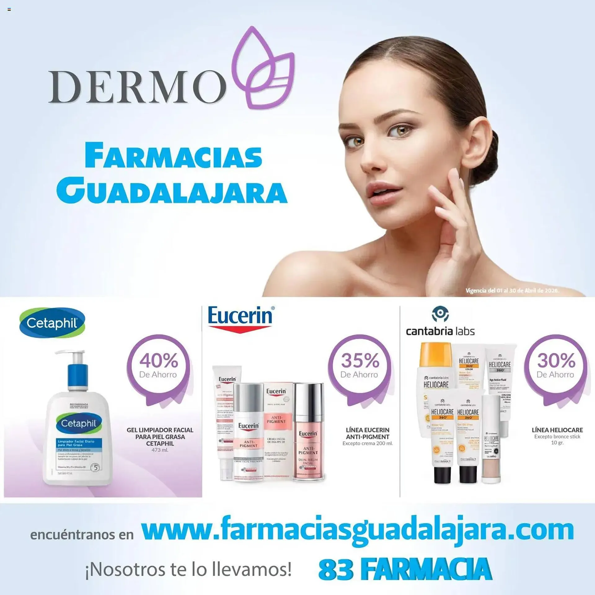 Catálogo de Folleto Farmacias Guadalajara 1 de abril al 1 de mayo 2026 - Pagina 1