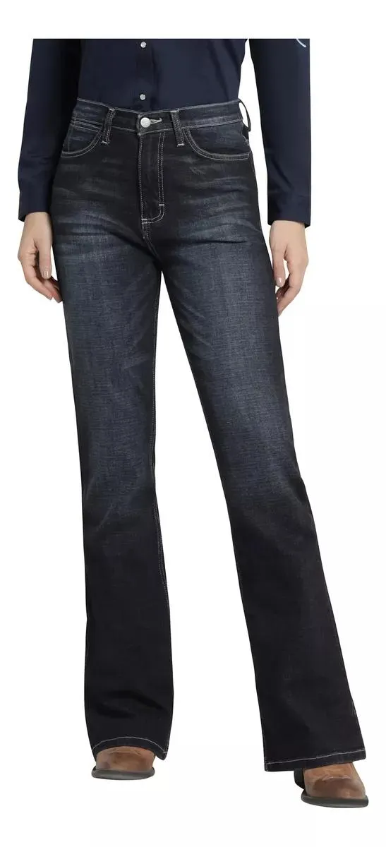 Jeans Vaquero Mujer Wrangler High Rise Flare 016