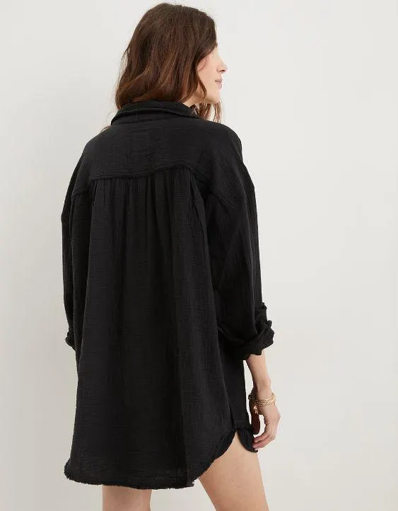 Aerie Pool-To-Party Camisa estilo Cover Up