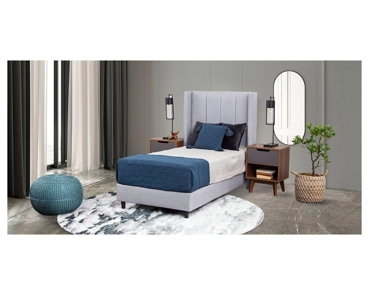 Cama Individual Merea Plata