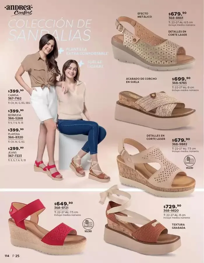 Catálogo de ANDREA | CALZADO DAMA 26 de enero al 24 de mayo 2025 - Pagina 114