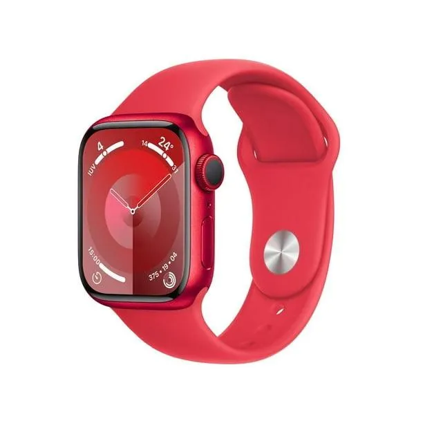 Smartwatch Apple Series 9 (GPS) Caja de aluminio Rojo 41MM correa deportiva Rojo talla M/L