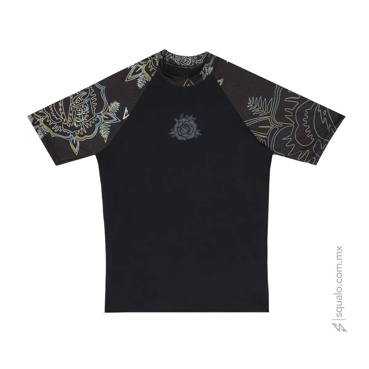 Rashguard Slim Fit Fullness I Multicolor Negro