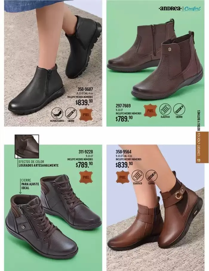 Catálogo de ANDREA - CALZADO CONFORT 26 de agosto al 25 de enero 2025 - Pagina 6