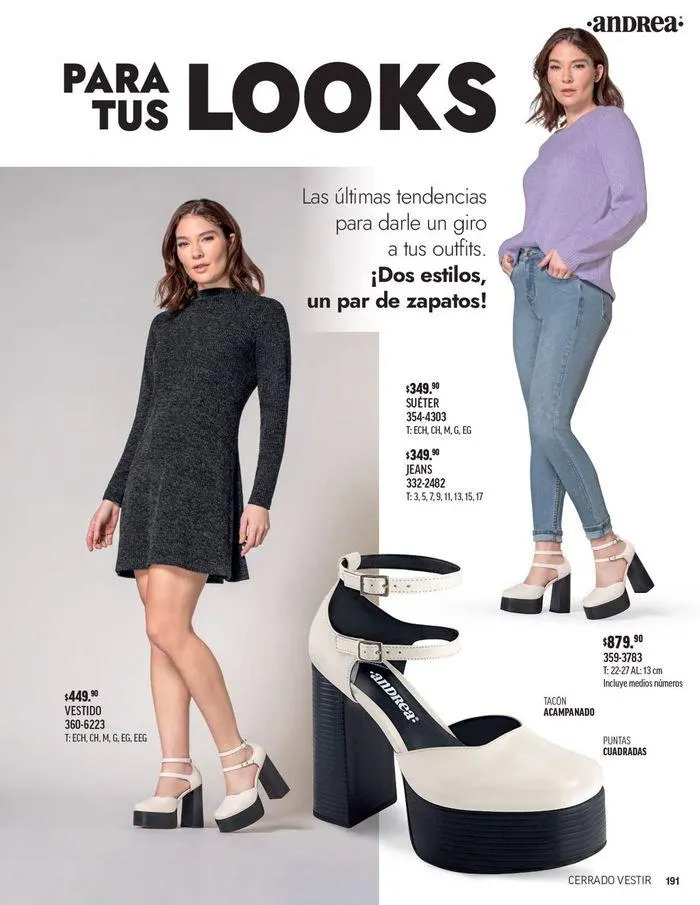 Catálogo de ANDREA - CALZADO DAMA 26 de agosto al 25 de enero 2025 - Pagina 101