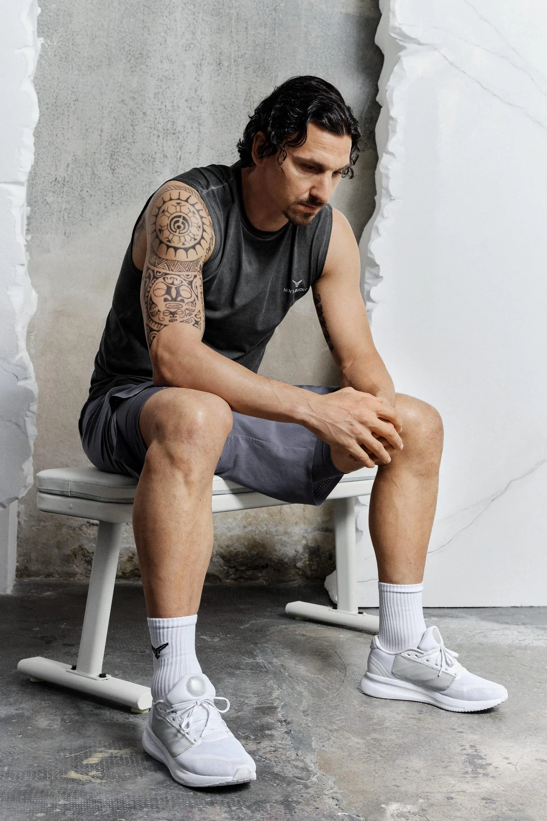 Playera deportiva sin mangas Muscle Fit